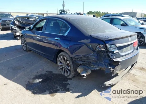 2015 Honda Accord Sport from USA, damaged, VIN 1HGCR2F54FA241548